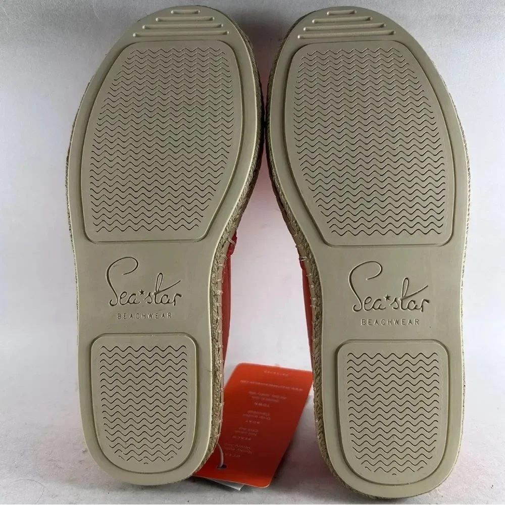 Sea Star Beachcomber Espadrille Women’s Shoes Orange Size 6